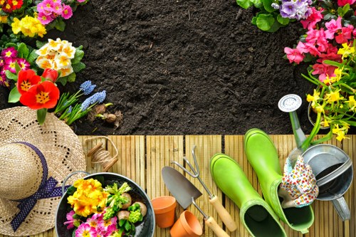 Patio and planting features for a Goldersgreen garden build